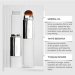 RAWQA™ Color-Changing Foundation Stick – 2-in-1 Adaptive Coverage with Built-in German Brush & Collagen Infusion